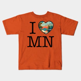 I Heart Minnesota Kids T-Shirt